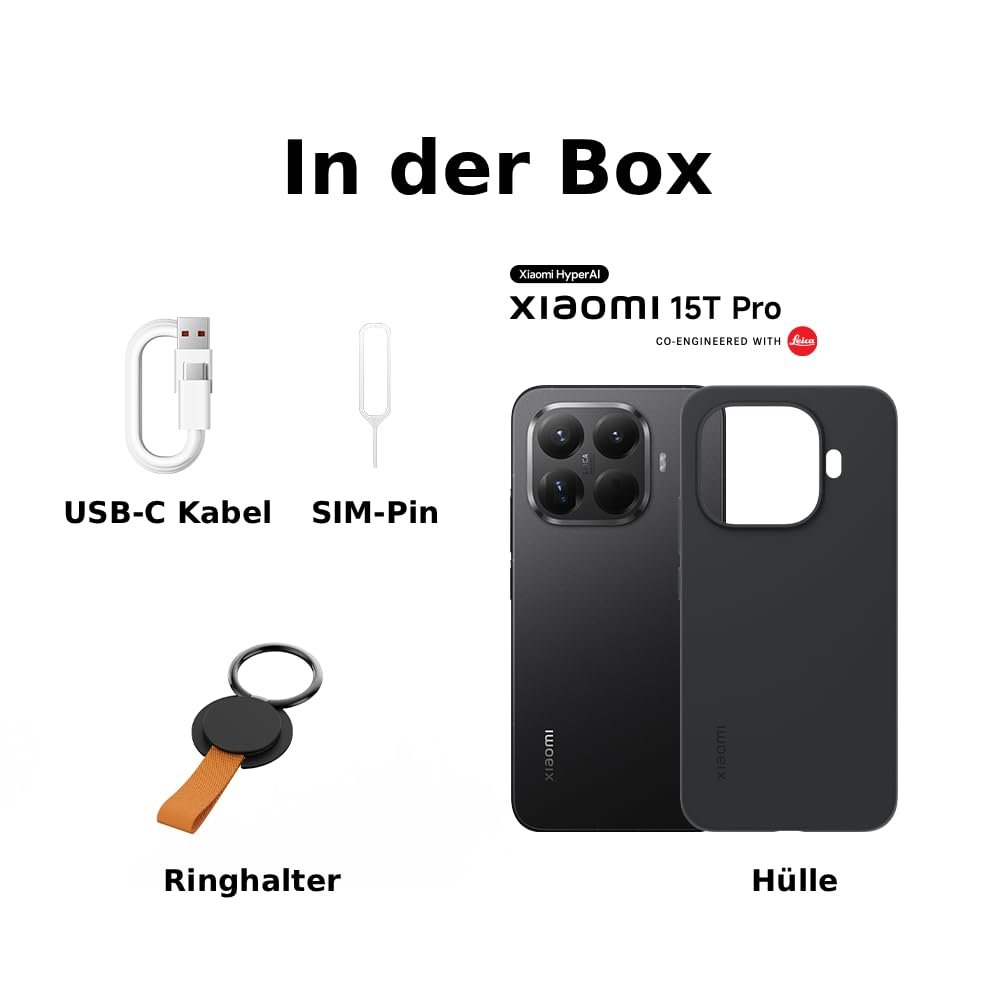 Смартфон Xiaomi 15T Pro 12+512GB 6.83 дюйми 144Hz Black, фото №7
