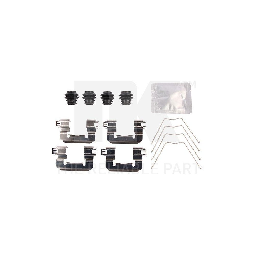 Комплект аксессуаров, тормозные колодки NK 7935982 передняя ось, фото №1