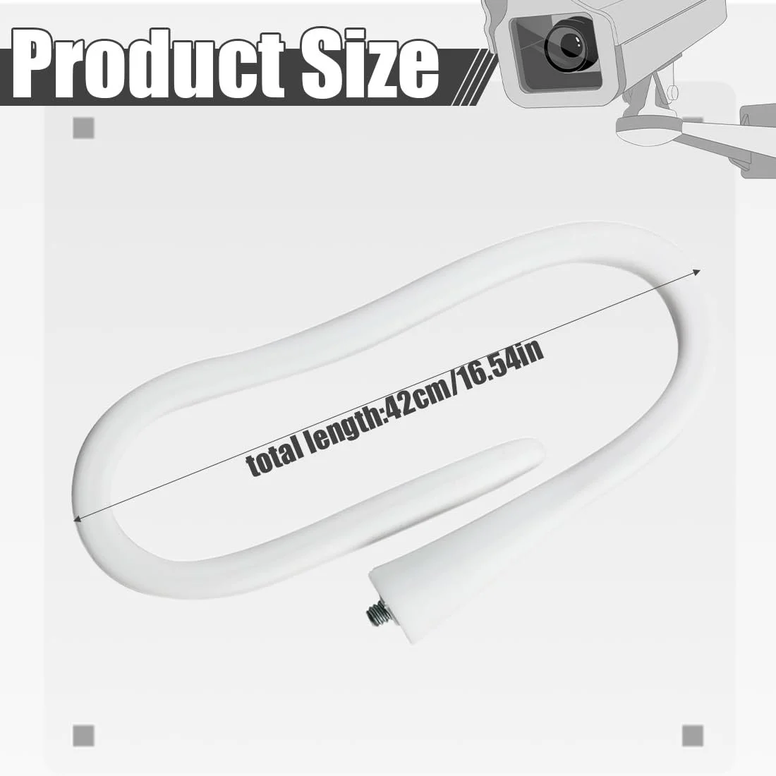Тримач для відеоняні Baby Monitor Holder Гнучкий універсальний з отвором 1/4 дюйма для Philips Avent SCD833 / Motorola, фото №2