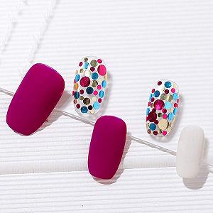 Блестки для ногтей Anjing Золото Серебро 3 коробки synthetic.ua - Фото 1