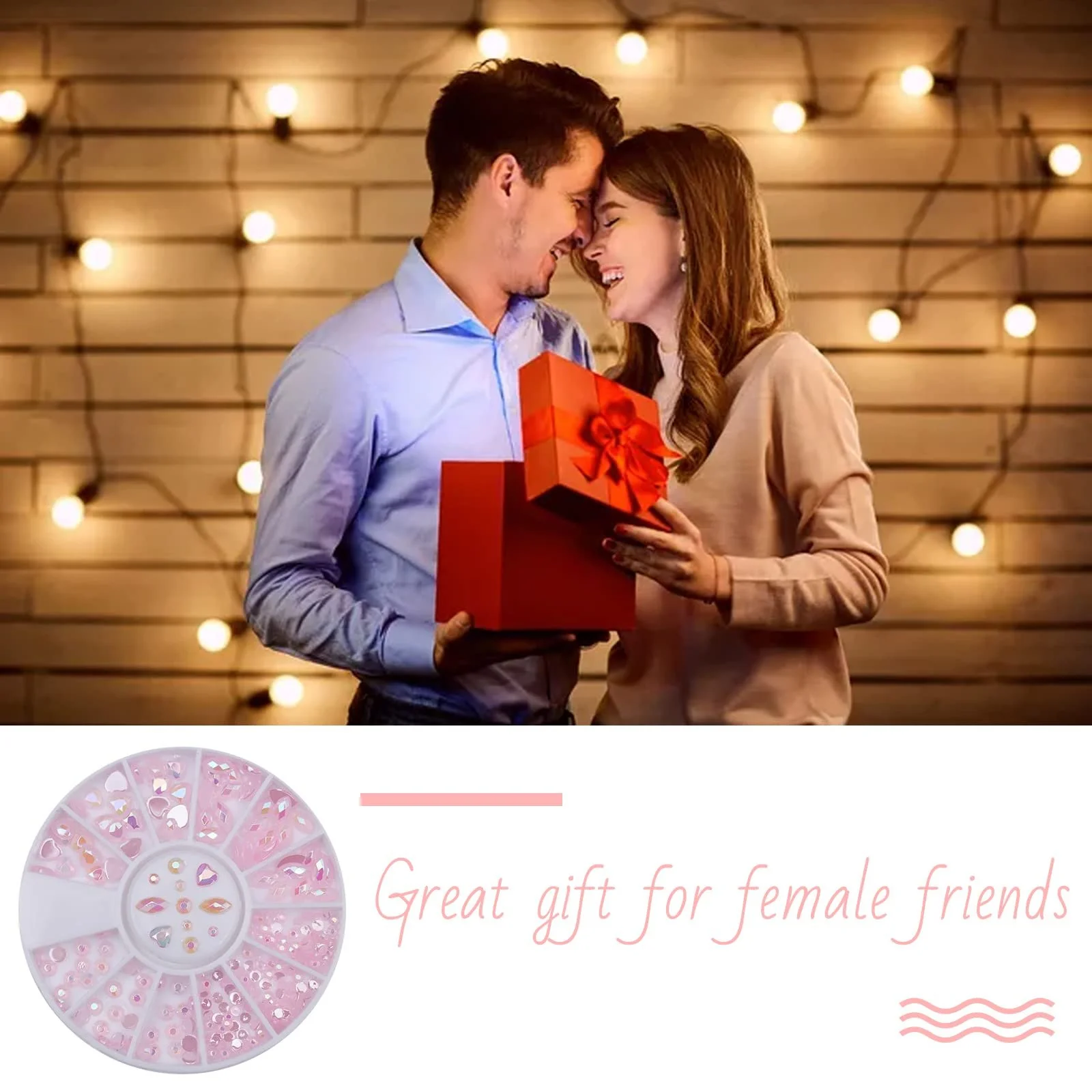 Стрази для нігтів Різні форми 3D Скляні кристали, фото №4