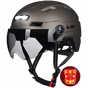 Велосипедний шолом ILM з козирком та LED підсвічуванням E3-10L - Фото 1