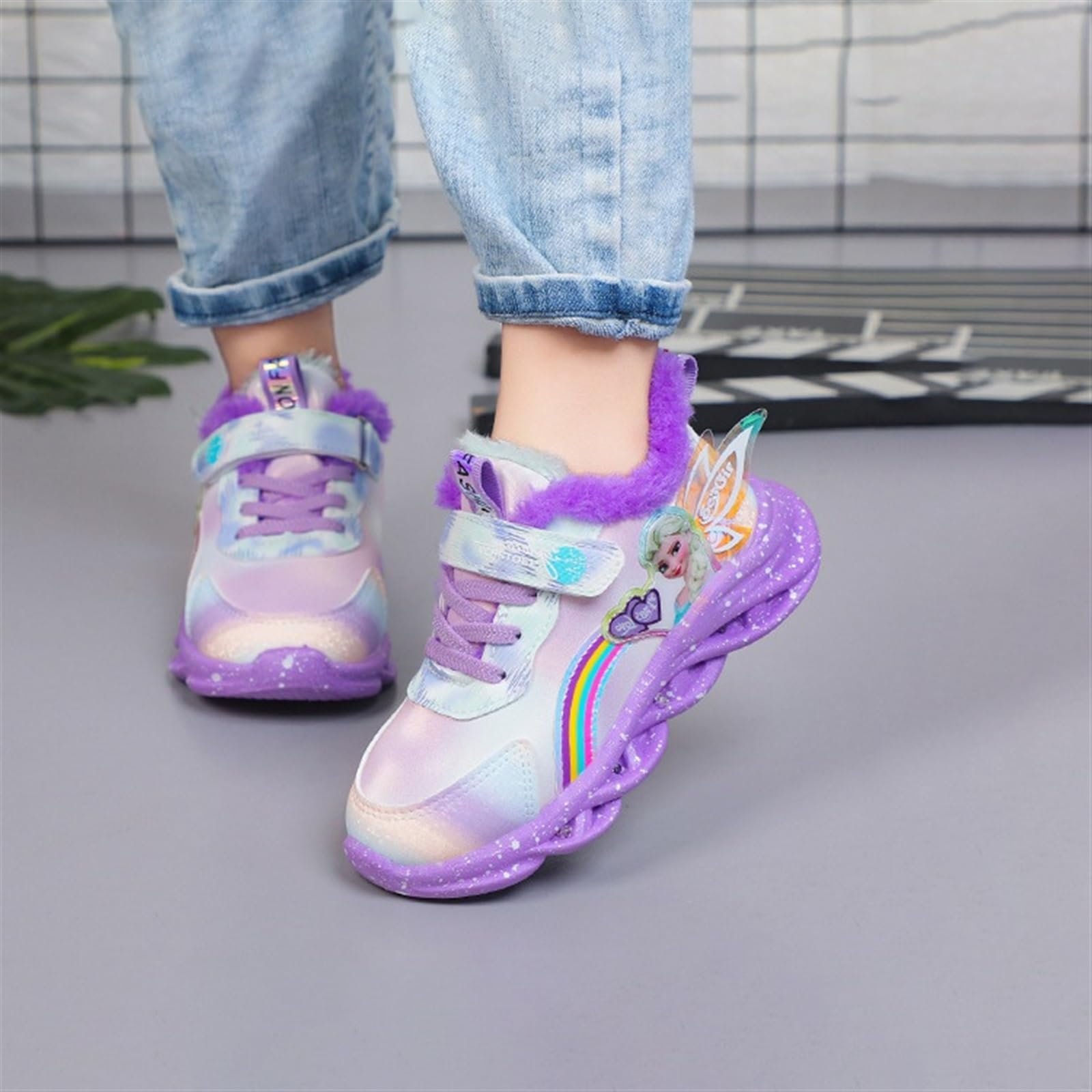 Детские Кроссовки Elsa С Подсветкой, Размер 2-12 Лет, фото №7 Детские Кроссовки Elsa С Подсветкой, Размер 2-12 Лет, фото №7