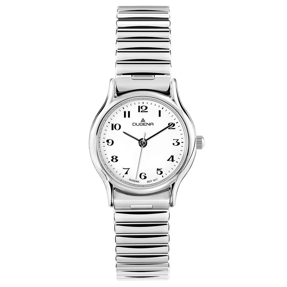 Женские часы Кварцевые Dugena Vintage Comfort Белый циферблат Серебристый, фото №1 Женские часы Кварцевые Dugena Vintage Comfort Белый циферблат Серебристый, фото №1