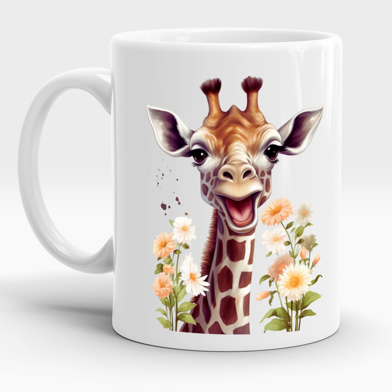 Дитяча кружка Жираф Дитячий Кумедна - Ідеально підходить для гарячих і холодних напоїв, фото №3