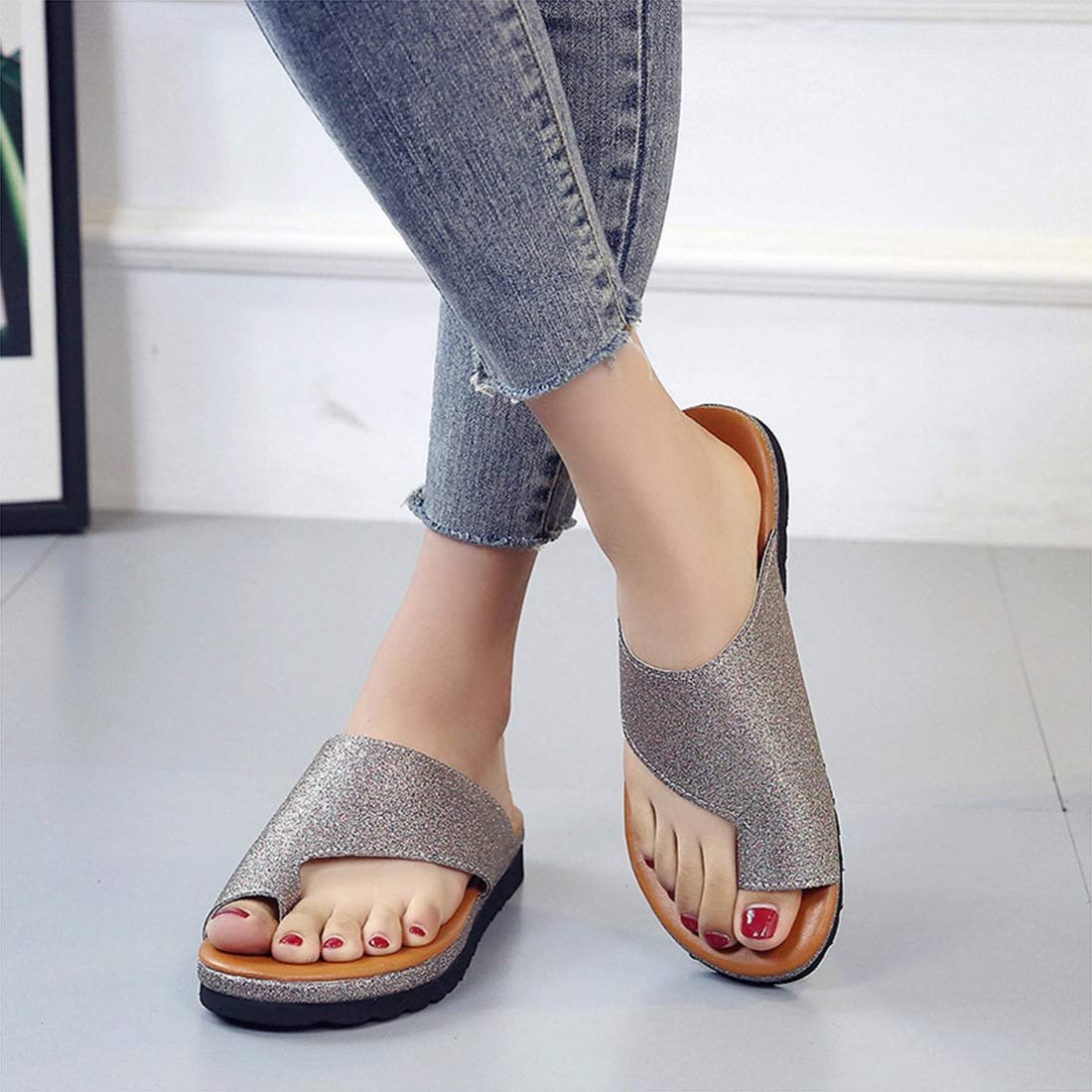 Шлепанцы Женские Удобные на Платформе Ортопедическое, фото №3