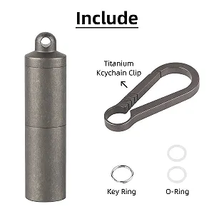 Футляр для таблеток NHDT Титановий портативний SW631 Великий Тримач synthetic.ua - Фото 1