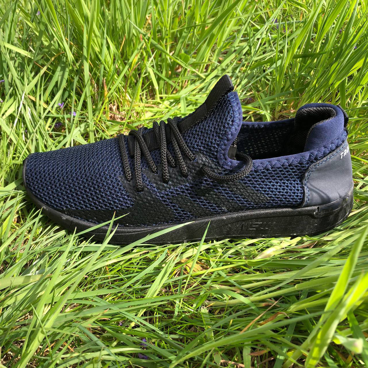 Текстильные кроссовки сеткой 44 размер Спортивные мужские летние Модель 92274 Цвет синий, фото №9