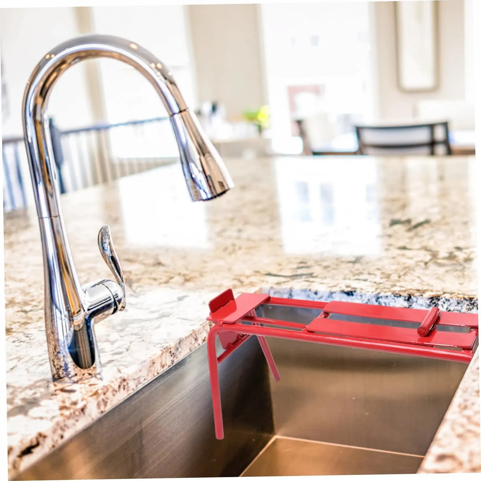 Тримач для точильного каменю Універсальний Сталевий Червоний Нержавіюча сталь, фото №5