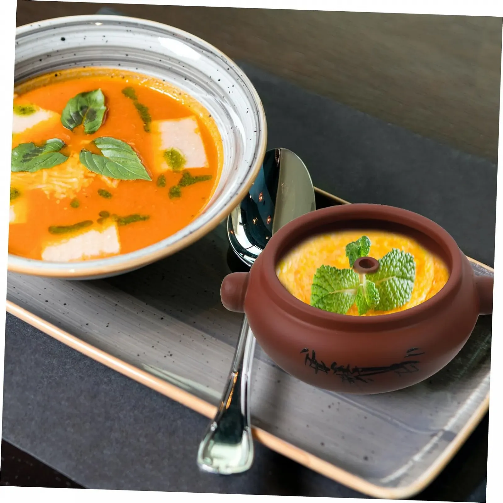 Керамическая кастрюля Cabilock с антипригарным покрытием для супов и тушения, фото №5