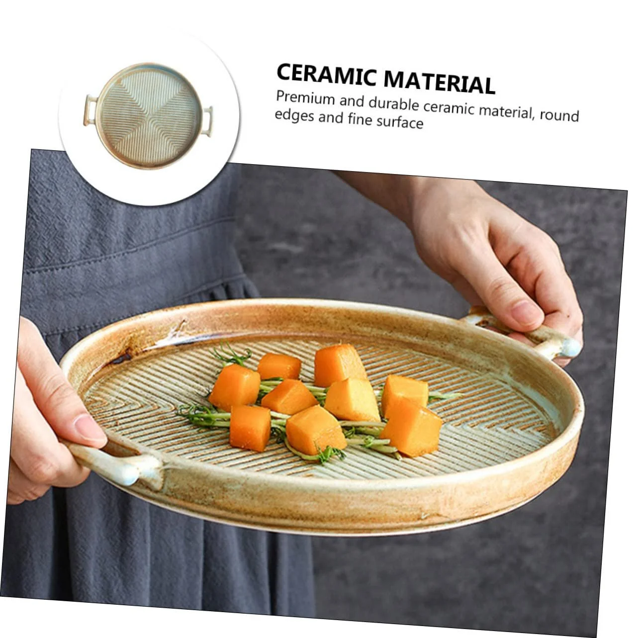 Форма для запікання Sosoport Ceramic прямокутна з кришкою керамічна, фото №8