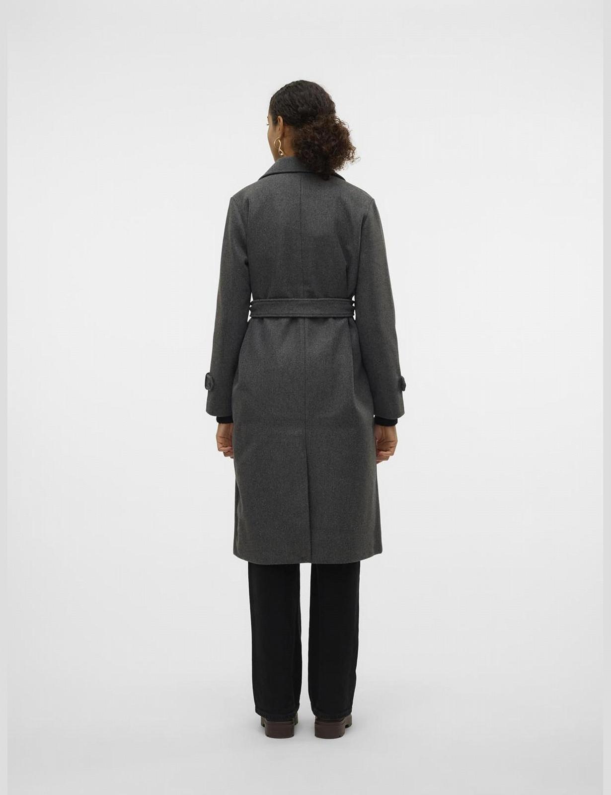 Тренч VERO MODA VMFortunevega Женский Длинный Зимнее Шерстяное, фото №3 Тренч VERO MODA VMFortunevega Женский Длинный Зимнее Шерстяное, фото №3