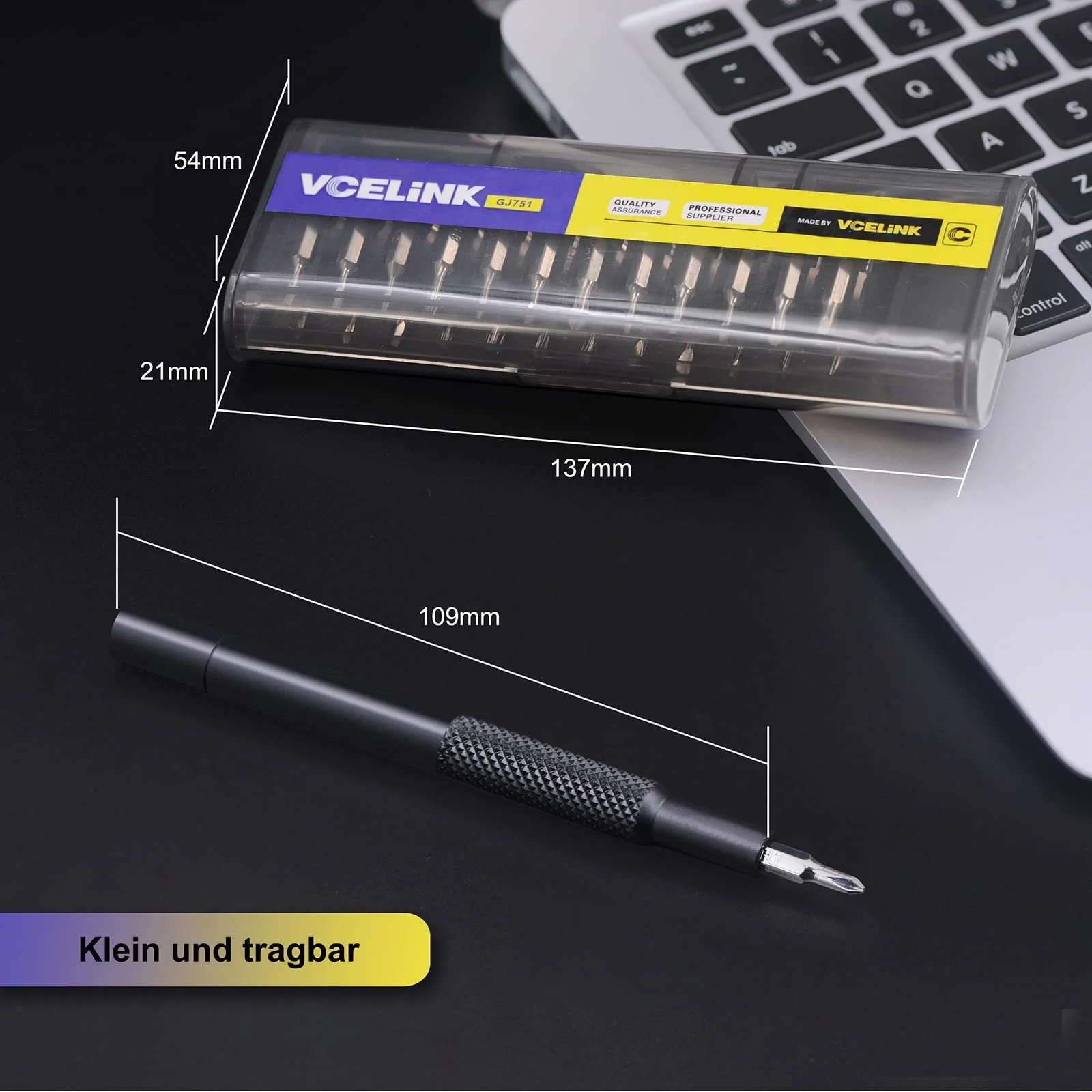 Набір прецизійних викруток VCELINK 25 в 1 з 24 бітами магнітний, фото №7