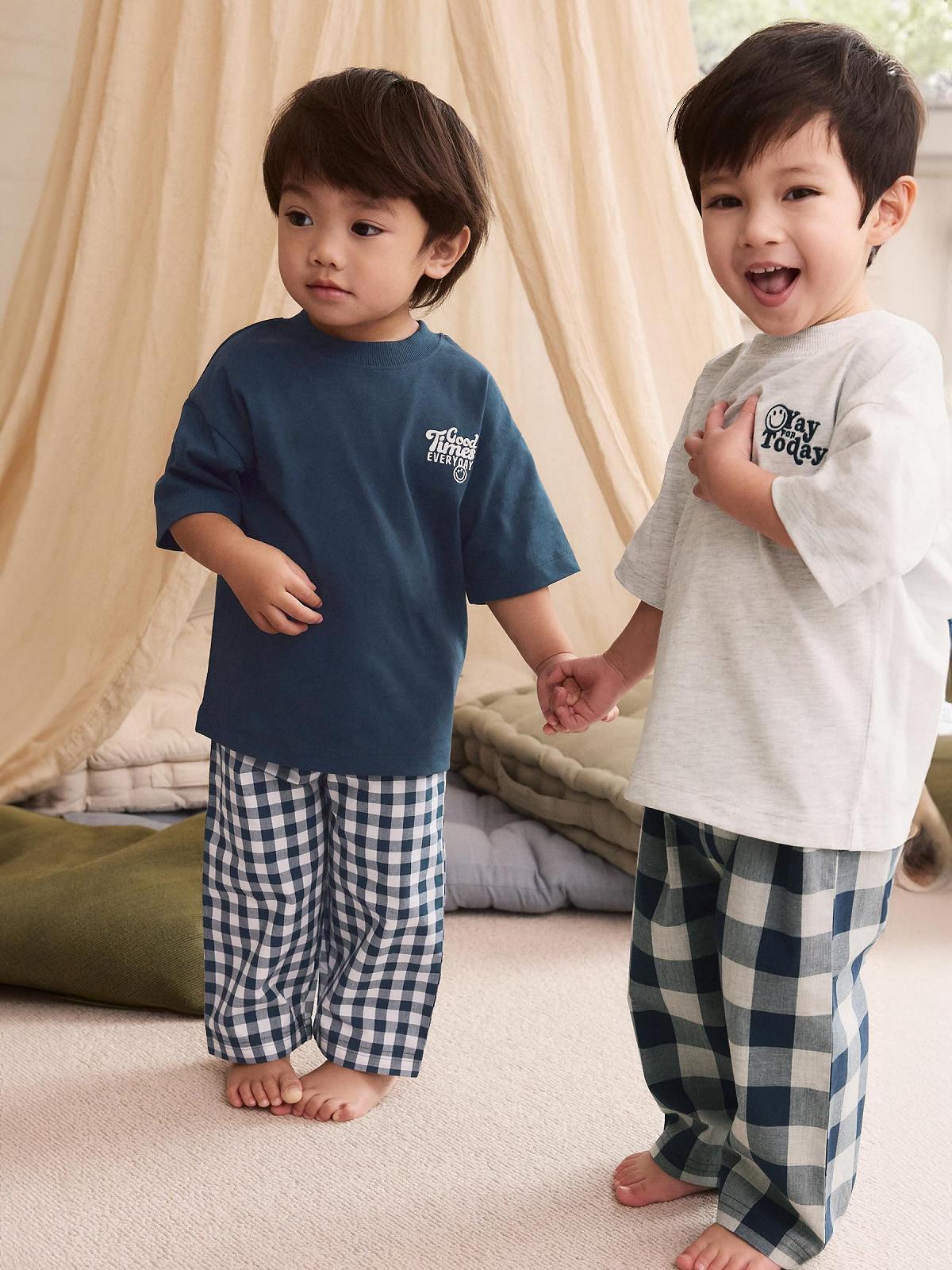 Комплект піжам NEXT 2 шт. з короткими рукавами та довгими штанами, фото №3