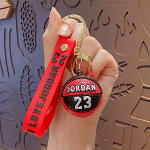 Брелок баскетбольный мяч Джордан Jordan 23 Чикаго Буллз баскетбол на рюкзак, ключи 4 см - Фото 1