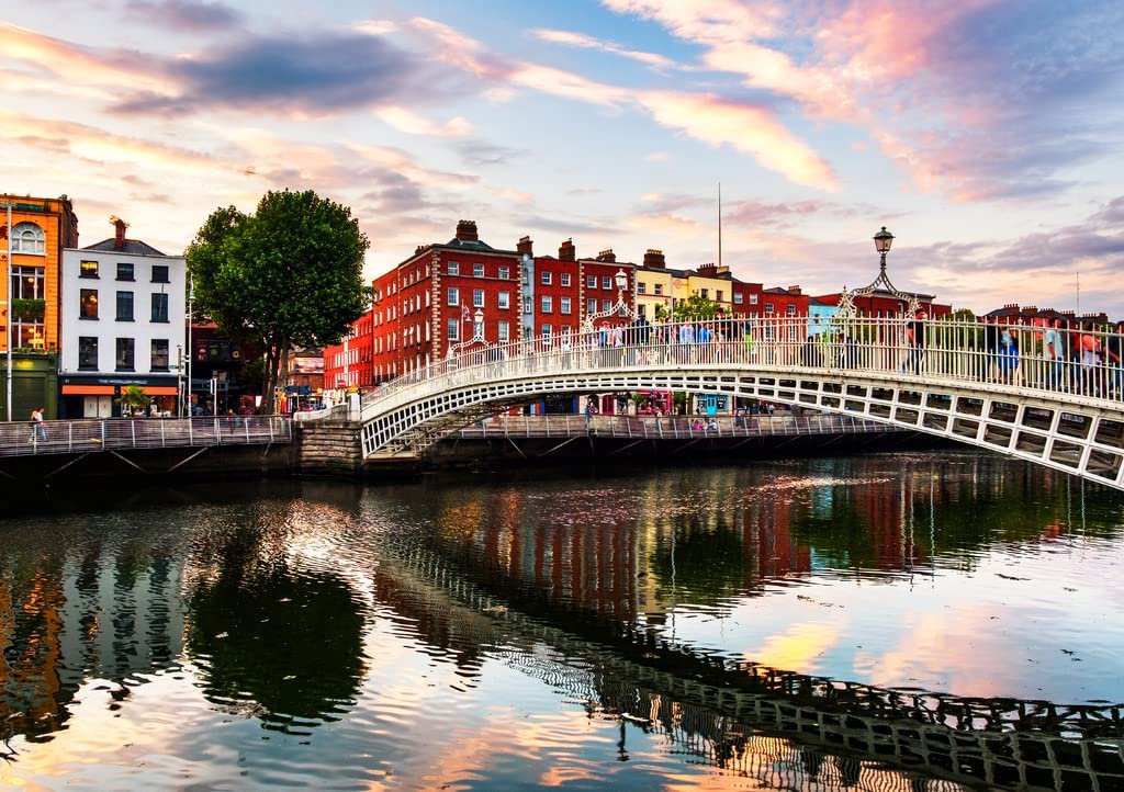 Пазл Lais Puzzle Ha Penny Bridge in Dublin at Sunset 1000 элементов, фото №3
