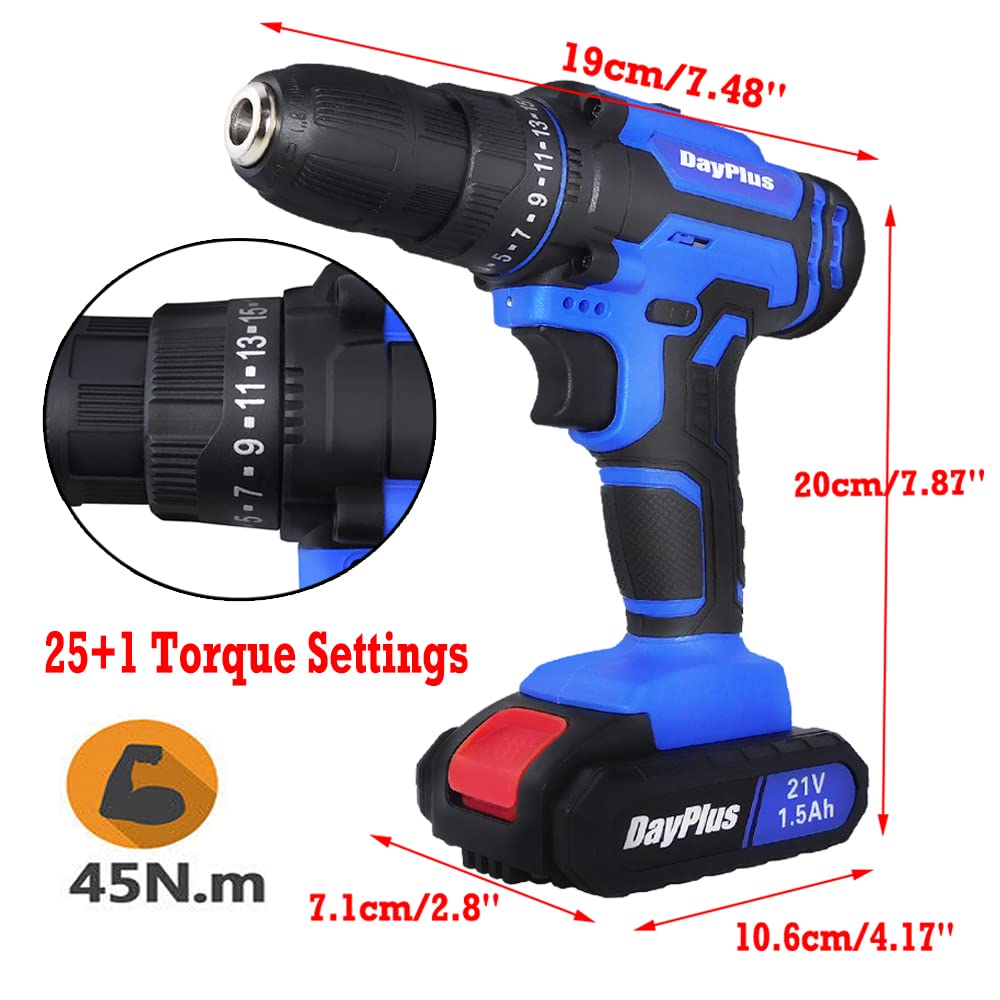 Аккумуляторная ударная дрель Электрический Шуруповерт 45 Нм 2-скоростной 25+1 уровни крутящего момента, фото №3 Аккумуляторная ударная дрель Электрический Шуруповерт 45 Нм 2-скоростной 25+1 уровни крутящего момента, фото №3
