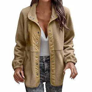 Женское короткое пальто Yowablo - Фото 1