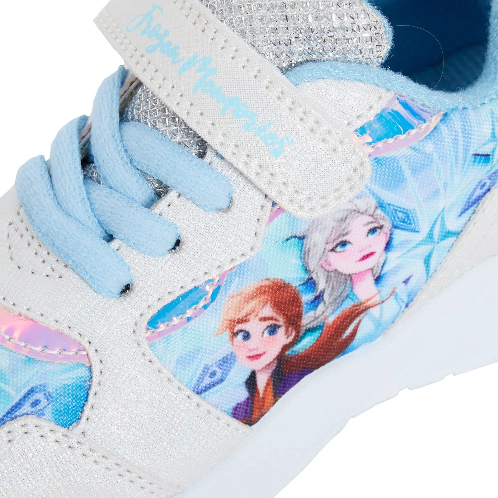 Кроссовки Disney Frozen 2 для девочек Детские туфли Elsa Anna Easy Touch на быстрой шнуровке для досуга, фото №2