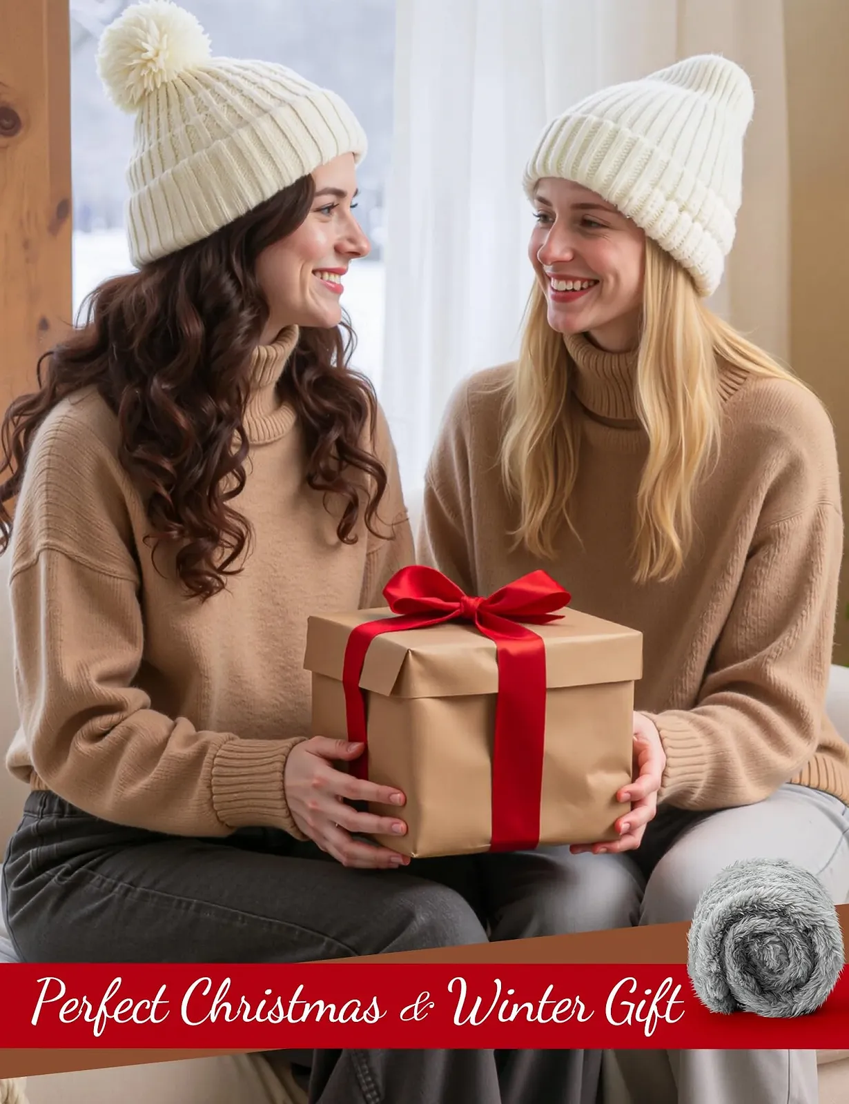 Теплі панчохи вище колін Becellen, Плюшеві, фото №7