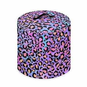 Чехол для плиты ZIATUBLES Purple Leopard Print Slow Cooker с карманом для аксессуаров 3 кварт synthetic.ua - Фото 1