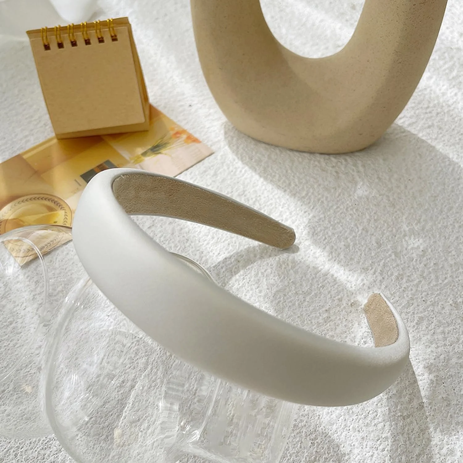 Обруч Модний Однотонний Нековзкий для Волосся 2,5 см, фото №3