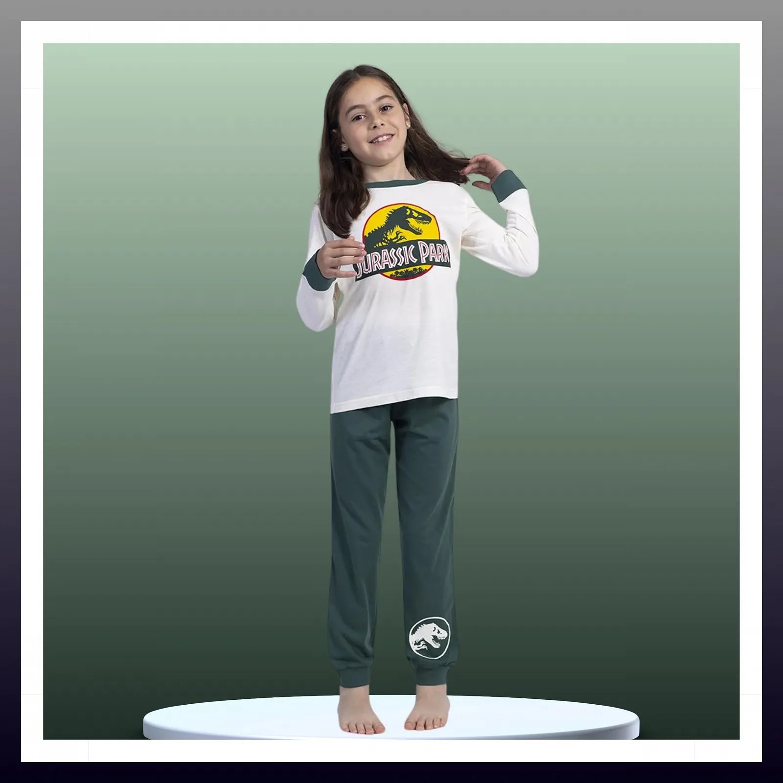 Комплект (футболка та довгі штани) Jurassic World, динозаври, для хлопчиків, фото №4