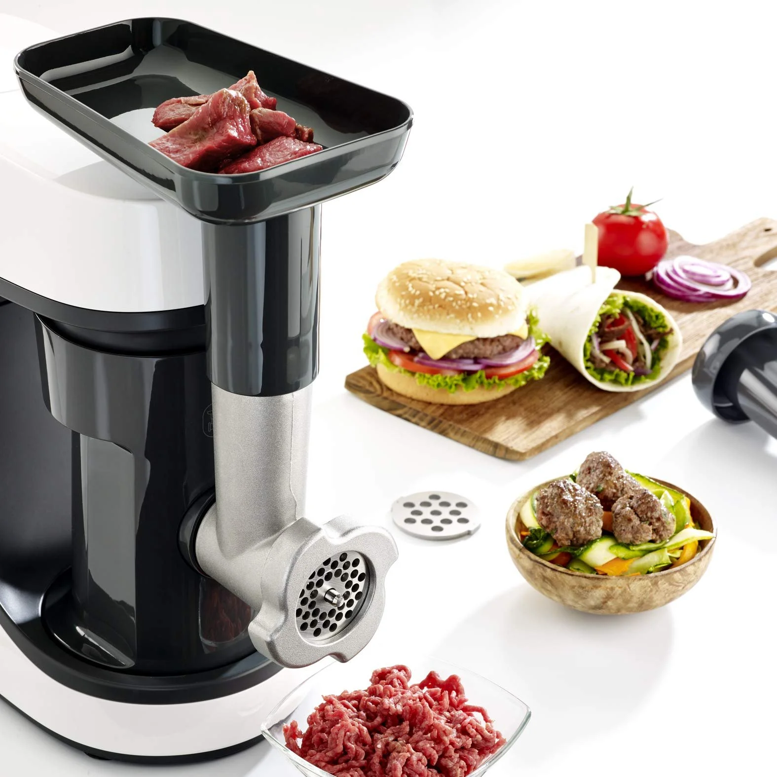 Набір аксесуарів для м'ясорубки Moulinex Masterchef Gourmet XF631BB1, фото №3 Набір аксесуарів для м'ясорубки Moulinex Masterchef Gourmet XF631BB1, фото №3