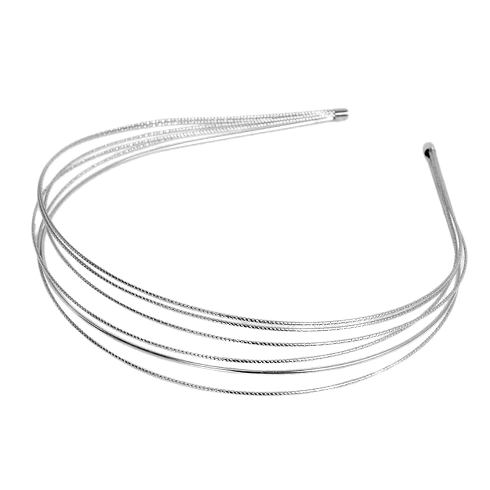 Металлический Обруч Серебристый, фото №1