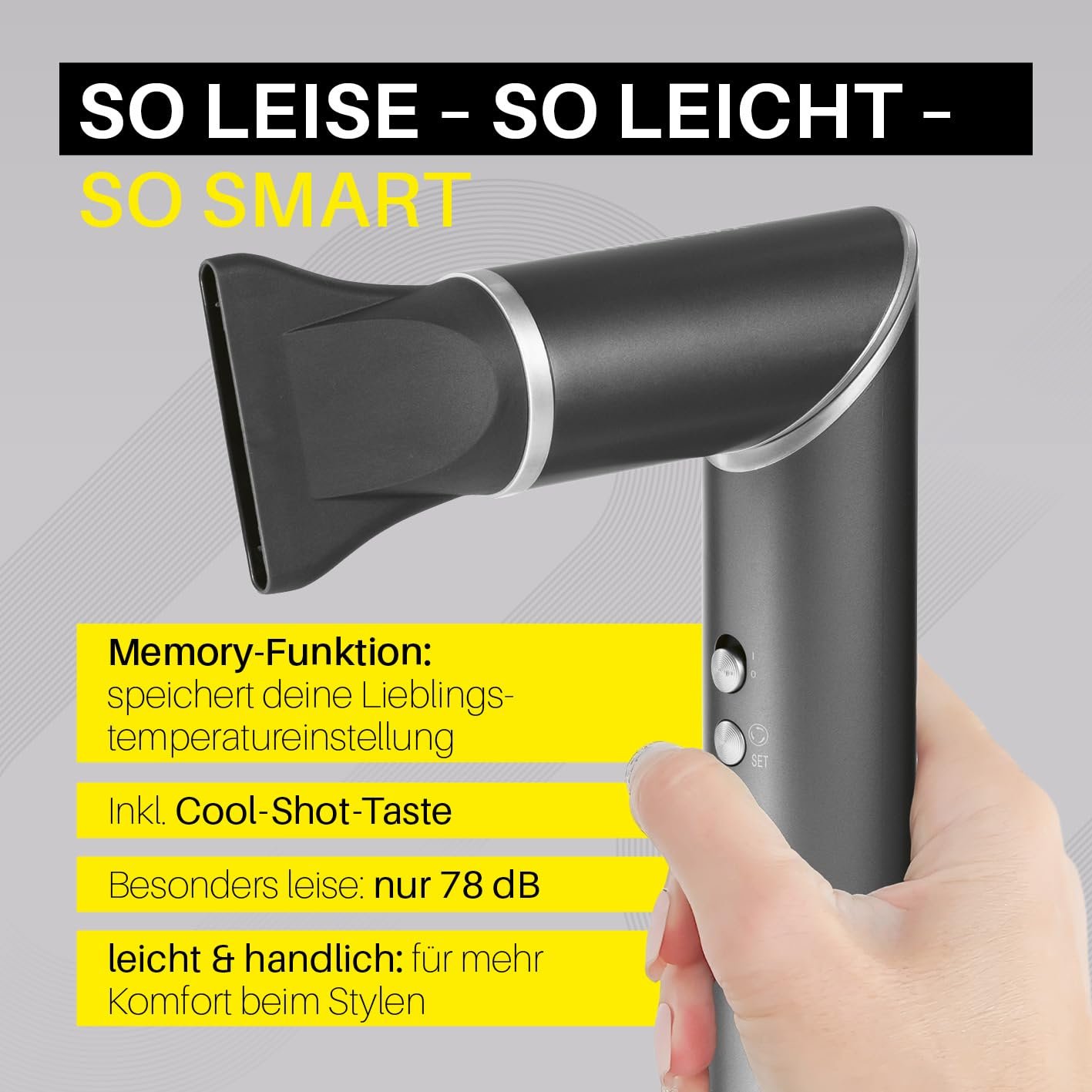Мультистайлер VITALmaxx Style & Shine Hairstyler Flex 1500 Вт 5 насадок 3 уровня температуры, фото №6