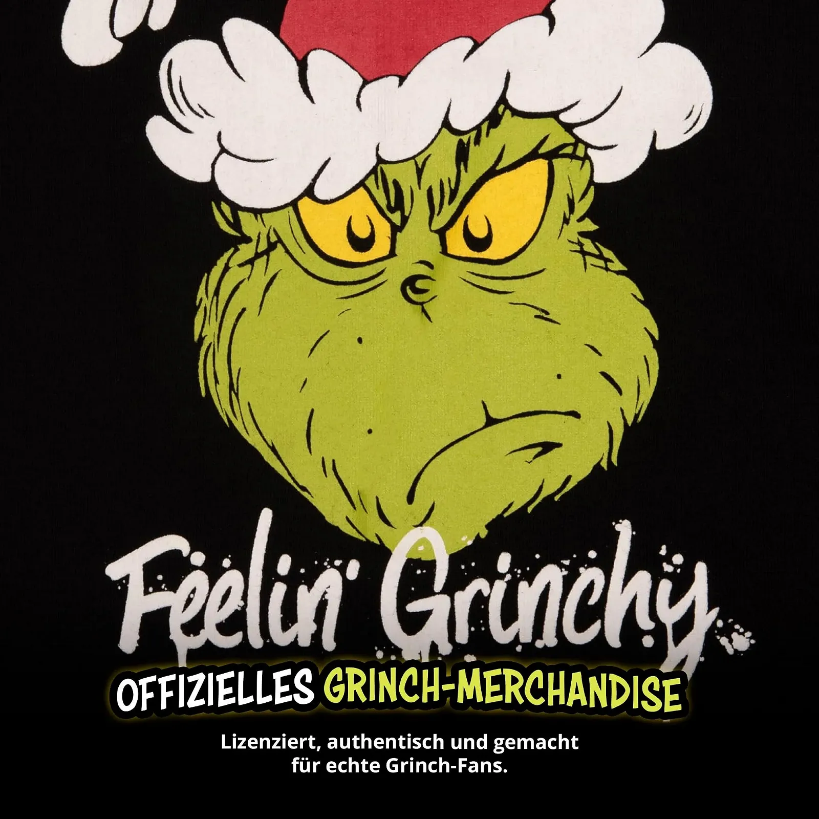 Худі United Labels The Grinch для хлопчиків і дівчаток - Дитячий худі-пуловер з капюшоном Чорний, фото №6