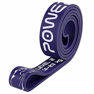 Еспандер-петля гумка для фітнесу і кроссфіту PowerPlay 4115 Power Band Фіолетова (14-23kg) - Фото 1