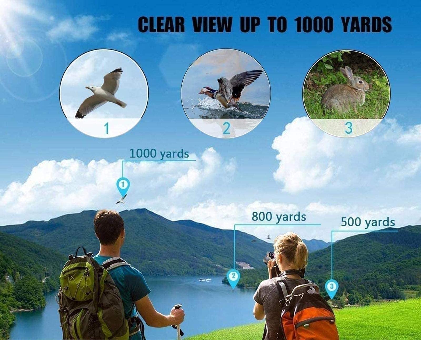 Монокуляр HD 12x50 з утримувачем для смартфона та штативом Водонепроникний, фото №2 Монокуляр HD 12x50 з утримувачем для смартфона та штативом Водонепроникний, фото №2