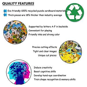 Пазл World Landmark 1000 деталей 70 x 50 см - Фото 1