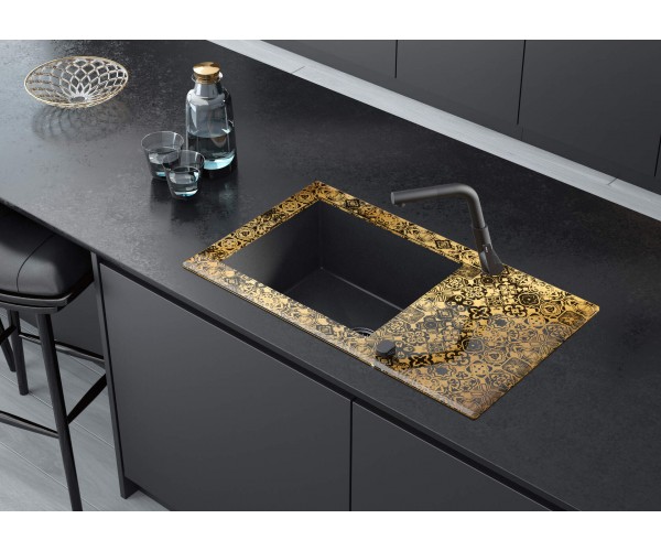 Deante Змішувач для кухні Silia довж виливу 233мм витяжний 1 важіль чорний, фото №2 Deante Змішувач для кухні Silia довж виливу 233мм витяжний 1 важіль чорний, фото №2