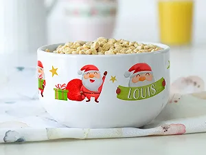 Тарелка для завтрака GRAZDesign Рождественский мотив для детей и взрослых Керамическая synthetic.ua - Фото 1