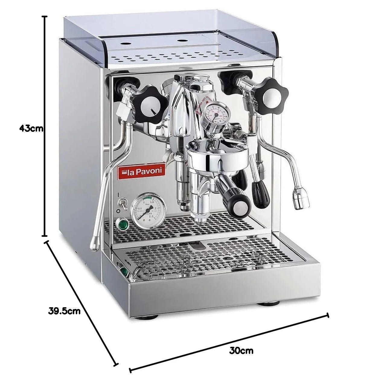 Полупрофессиональная кофеварка La Pavoni Cellini Classic LPSCCC01EU хром, фото №4