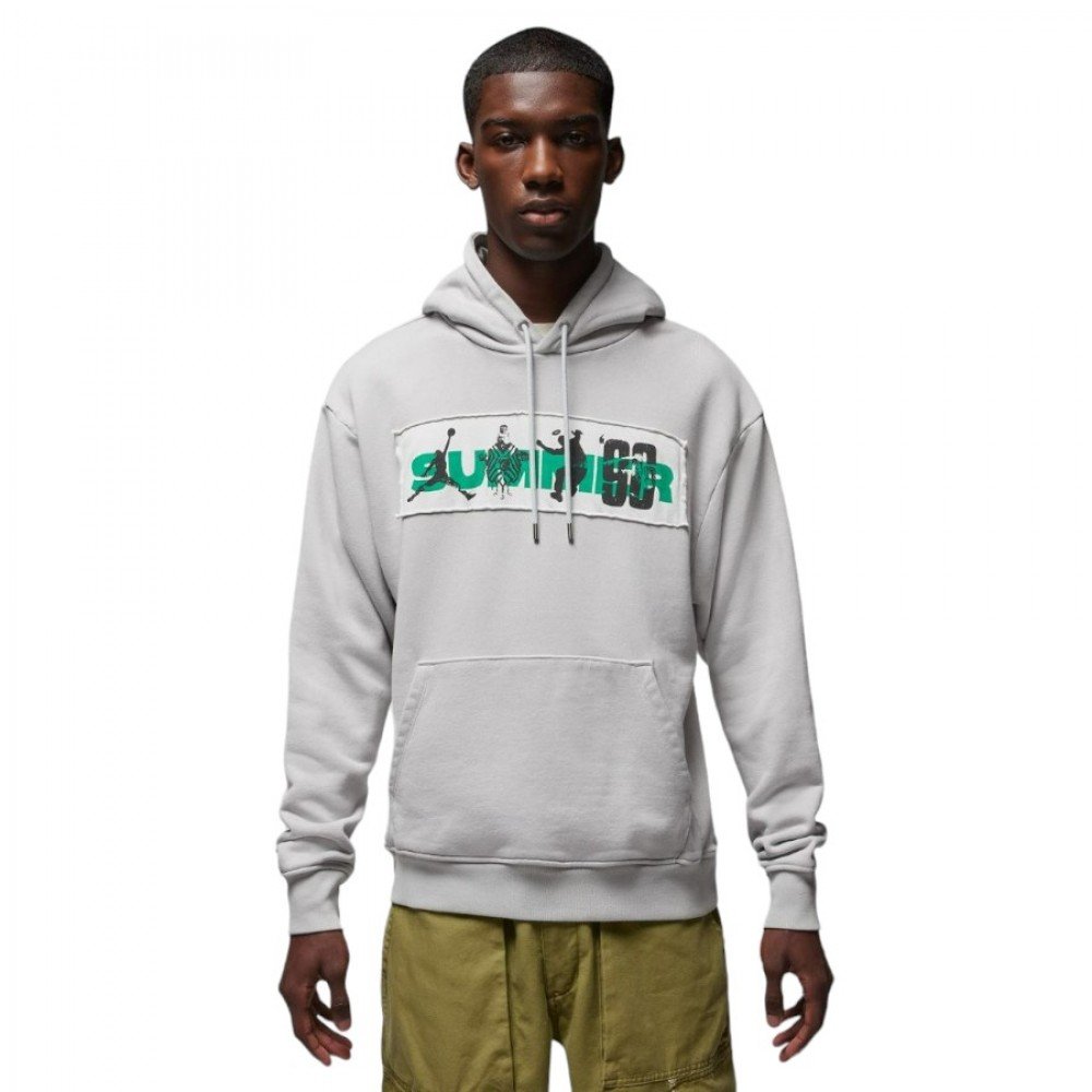 Худи Jordan x UNION x Bephies Beauty Supply Fleece серый M, фото №1