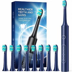 Електрична зубна щітка Синя 5 режимів 40000 VPM - Фото 1