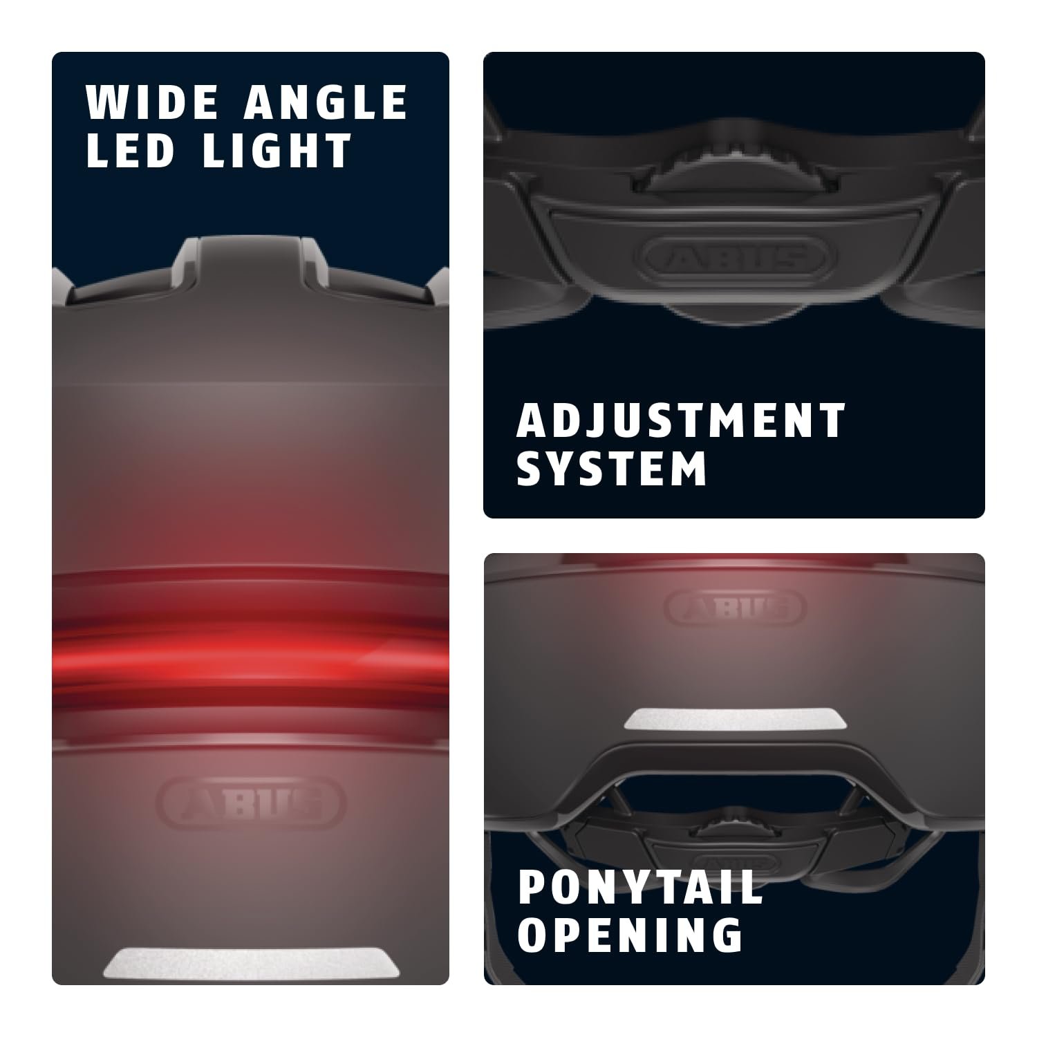 Шолом Urban ABUS HUD-Y з магнітним LED заднім ліхтарем, що перезаряджається, та магнітною застібкою, фото №4
