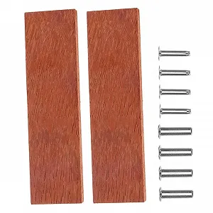 Руків'я для ножа NOLITOY з масиву дерева з заклепками для ремонту кухонних ножів, нековзка - Фото 1