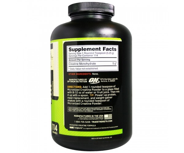 Креатин Optimum Nutrition Creatine (600 грамм), фото №2