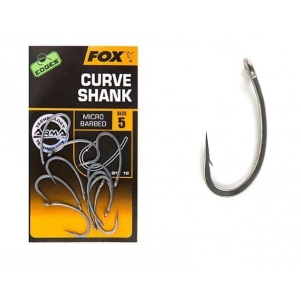 Edges Armapoint Curve shank size 2 10шт крючки Fox, фото №1 Edges Armapoint Curve shank size 2 10шт крючки Fox, фото №1