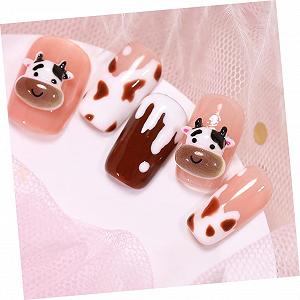 Украшения для ногтей Beavorty с коровьим принтом, 50 шт synthetic.ua - Фото 1
