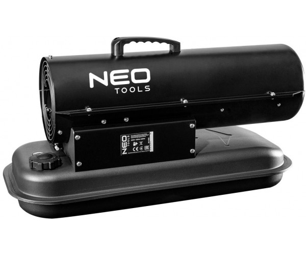 Neo Tools Теплова гармата дизель/гас 20 кВт 550 м3/год, прямого нагріву бак 19л витрата 1.9л/год, IPX4, фото №3