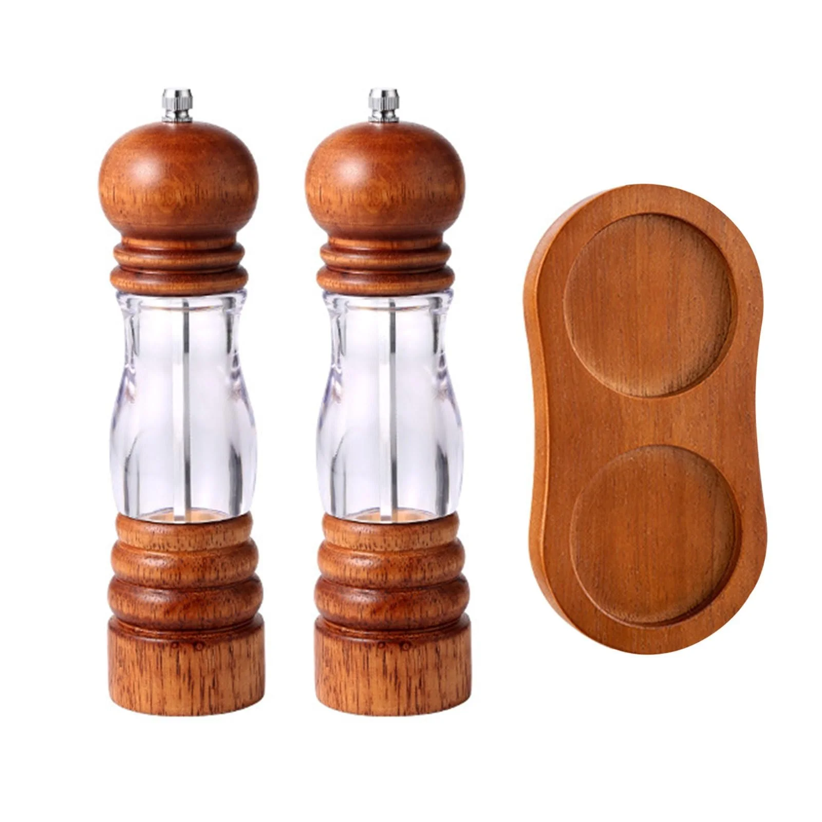 Ручна Млин для спецій Регульована Дерев'яна, фото №1