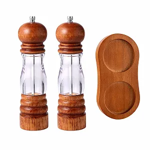 Ручна Млин для спецій Регульована Дерев'яна - Фото 1