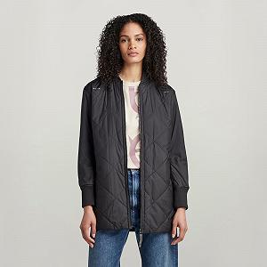 Женская куртка G‑Star Padded Bomber Collar Dark Black - L - Фото 1