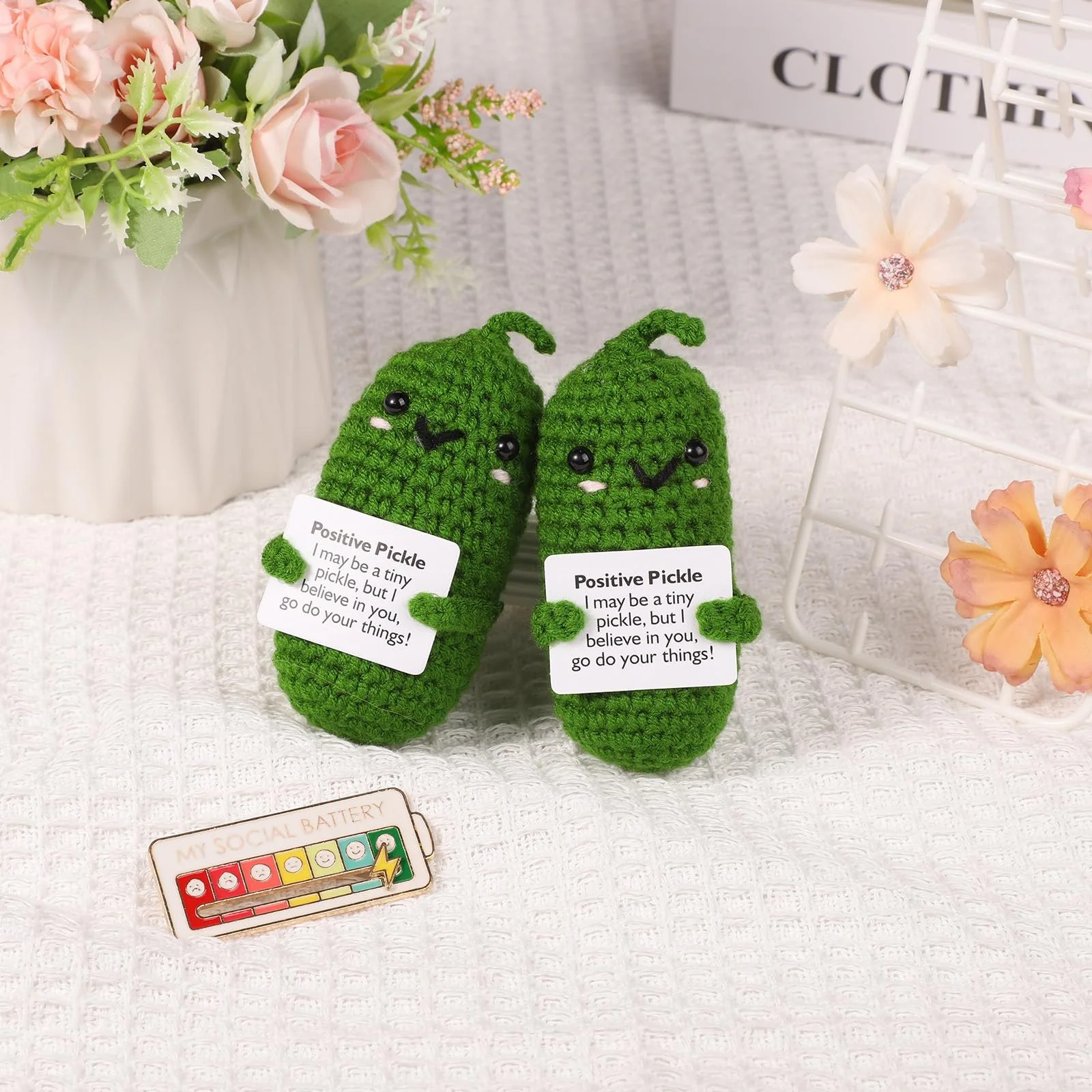 Набор NQEUEPN 2 Огурца Маринованных для Эмоциональной Поддержки, фото №4 Набор NQEUEPN 2 Огурца Маринованных для Эмоциональной Поддержки, фото №4