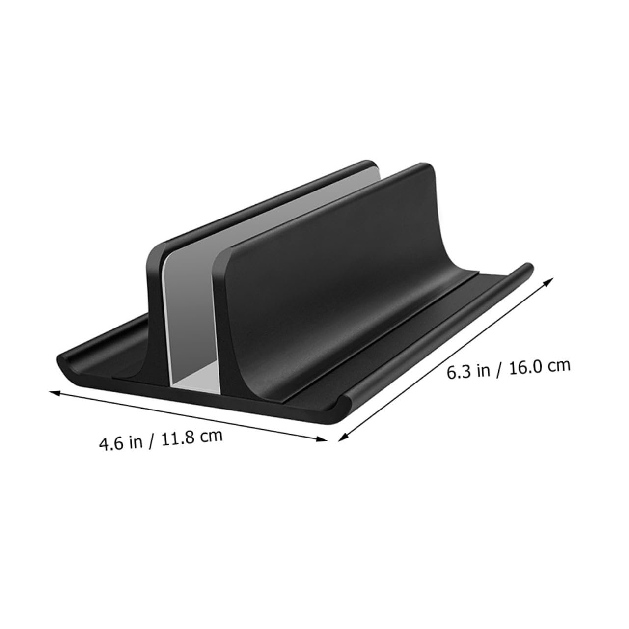 Подставка Вертикальная Tofficu Алюминиевый сплав Регулируемая Подставка-радиатор для ноутбука с нескользящей силиконовой накладкой, фото №7